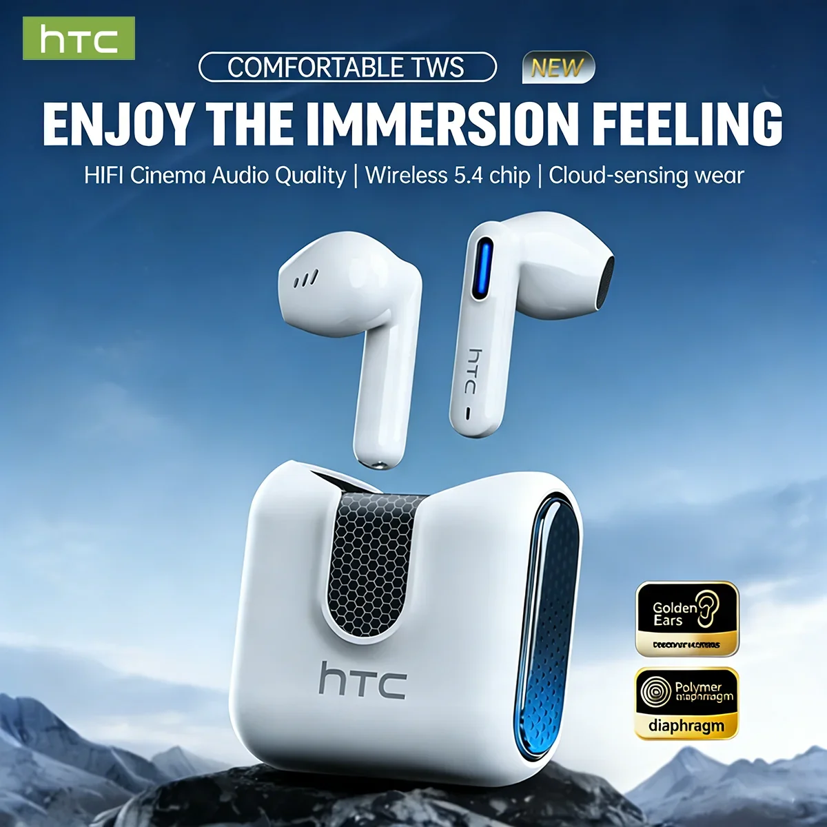 אוזניות TWS אלחוטיות HTC NE49