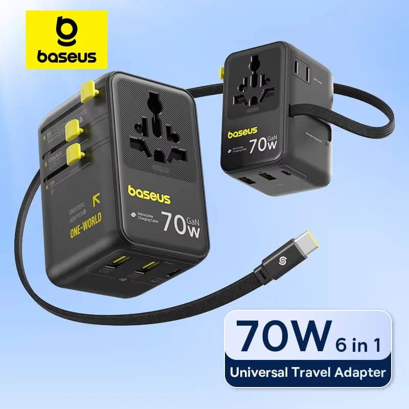 Baseus GaN 70W Travel Adapter